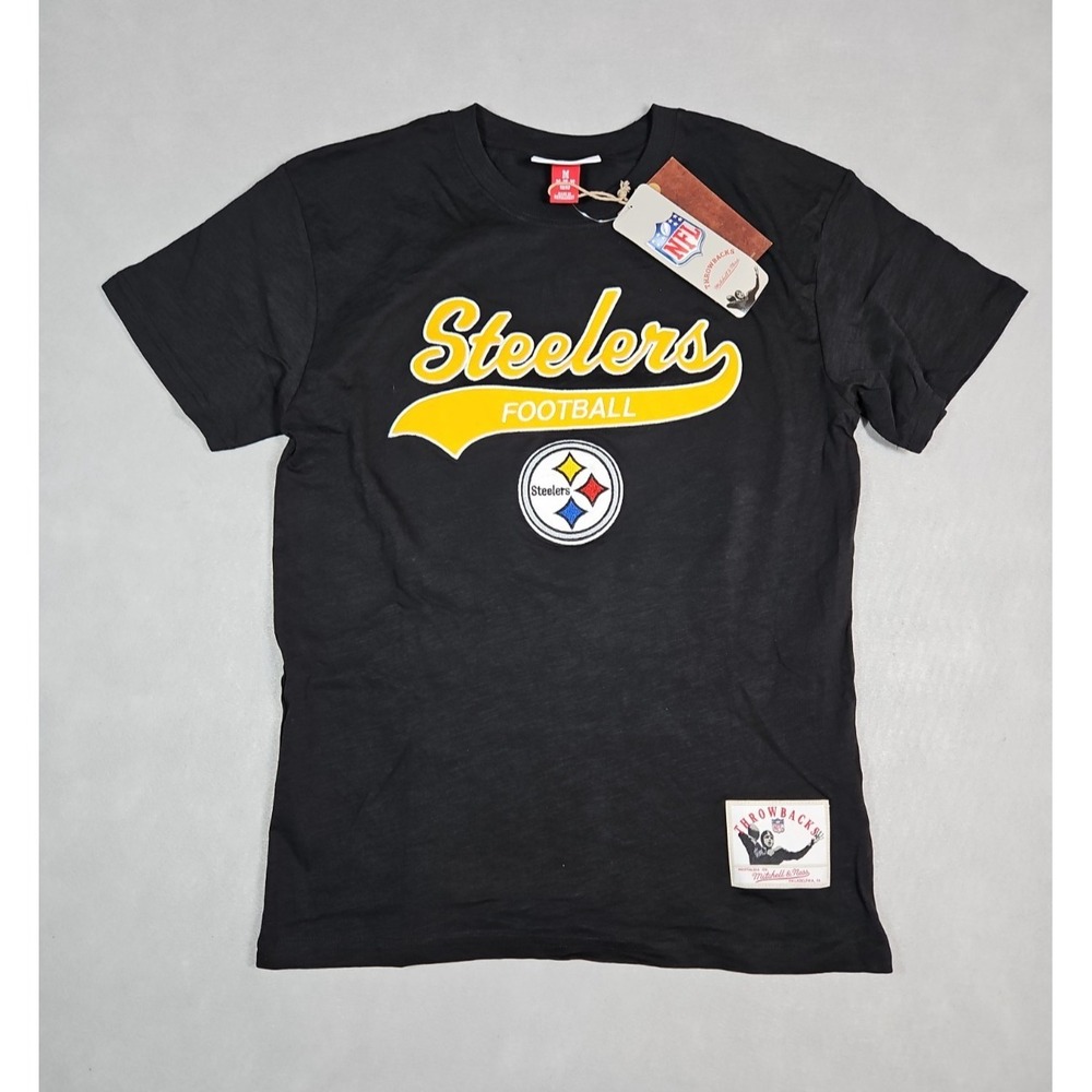 Mitchell & Ness Youth Pittsburgh Steelers NFL T‎ Shirt Size Medium (10/12) NWT